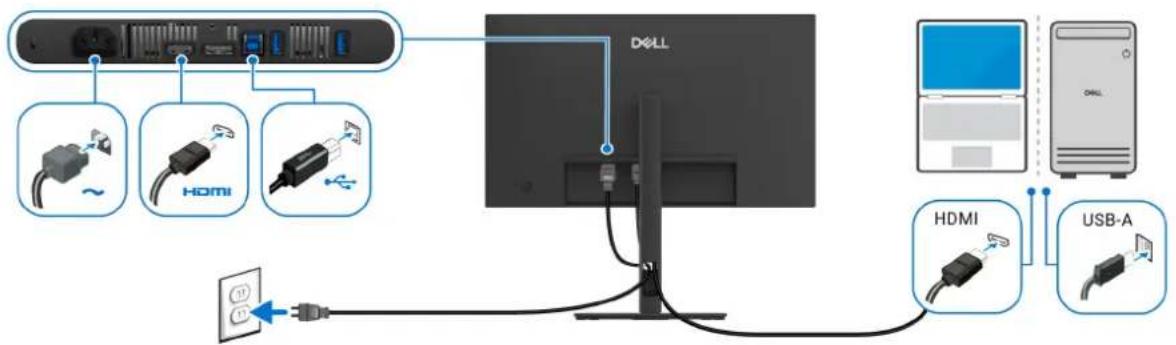 DELL P2426H WOST - ⚠ PRZESTROGA: Przed rozpoczęciem wykonywania poniższych procedur należy zastosować się do Instrukcje bezpieczeństwa. - 2