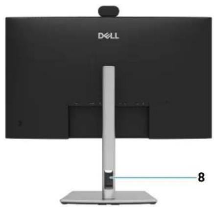 DELL P2726DEB - Back view - 2