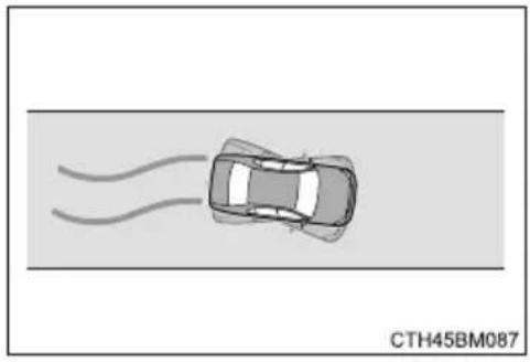 TOYOTA Auris Hybrid (2017) - ■ Sytuacje, w których układ wczesnego reagowania w razie ryzyka zderzenia (PCS) może nie działać prawidłowo - 8