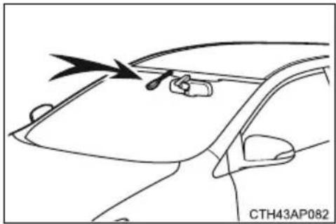 TOYOTA Auris Hybrid (2017) - Działanie dźwigni przełącznika wycieraczek - 7