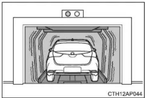TOYOTA Auris Hybrid (2017) - Uwagi dotyczące czujnika ruchu w kabinie - 3