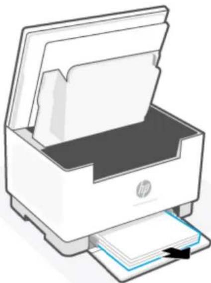 HP LaserJet M234dwe - Usuwanie zacięć z podajnika wejściowego - 4