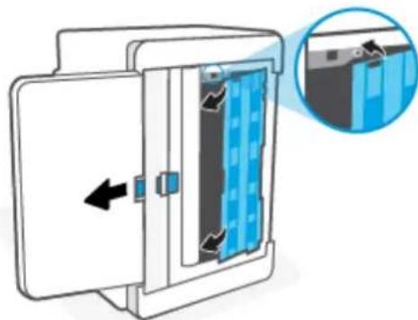 HP LaserJet M234dwe - Usuwanie zacięć w podstawie drukarki - 4