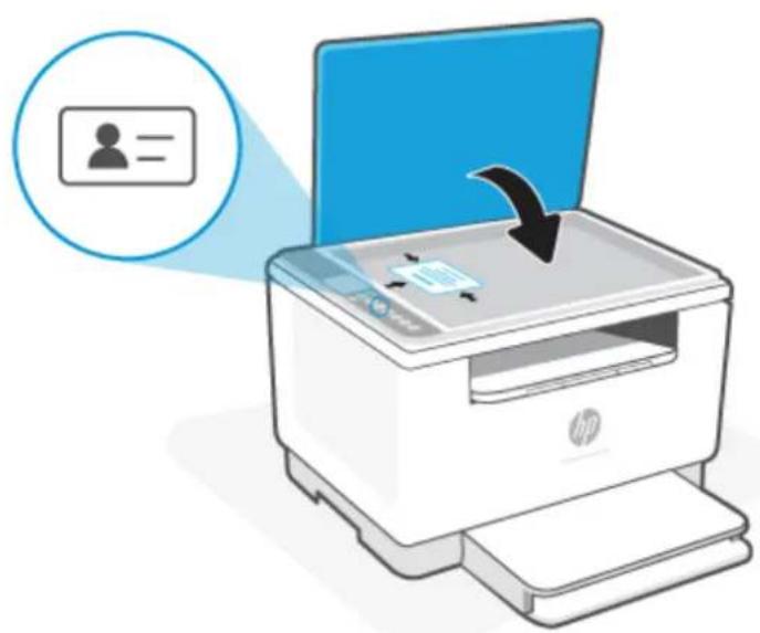 HP LaserJet M234dwe - Kopiowanie dokumentów tożsamości - 2