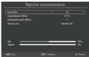 Ręczne wyszuktwnie log-rank 0% OK Capitowód (MHz) 177.5 Zeropold samples (MHz) 7 Rogustny Nacking, DK Ris 52% Jardot 0%