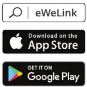 eWeLink Download on the App Store GET IT ON Google Play