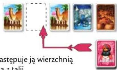 astępuje ją wierzchnią a z talji