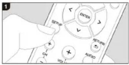 1 ENTER SETUP RETURN CH VOI AUDIO