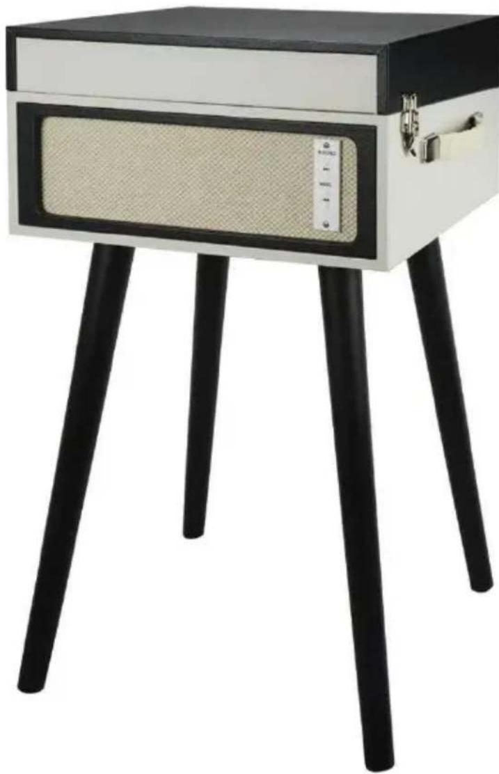 AKAI ATT-100BT - Gramofon stereo z wbudowanym głośnikiem na drewnianych nóżkach - 1