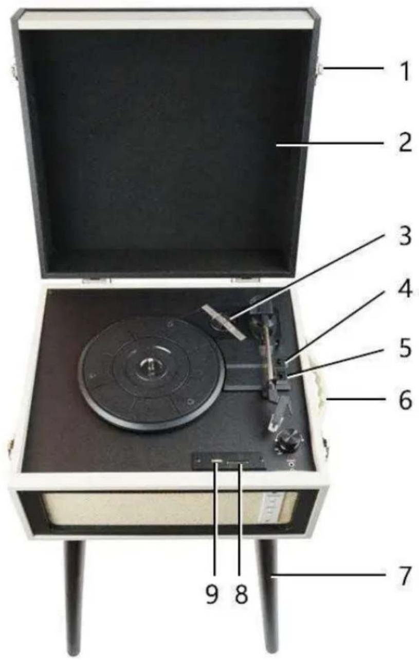 AKAI ATT-100BT - OPIS - 1