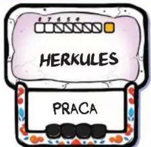 1 7 6 5 4 HERKULES PRACA