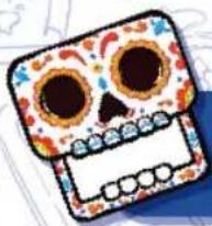 Granna Fiesta de los Muertos - POŁĄCZ SŁOWA Z CZASZKAMI - 9