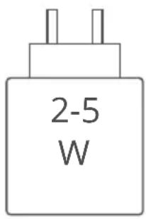 2-5 W