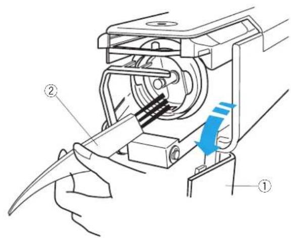 JANOME MB-7E - Otwieranie wzoru haftu z pamięci USB - 1