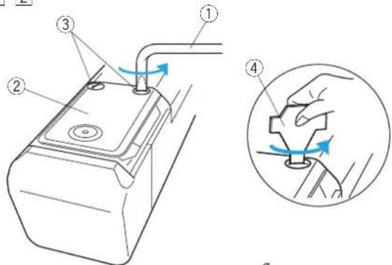 JANOME MB-7E - Czyszczenie blaszek naprężających i naprężacza - 1