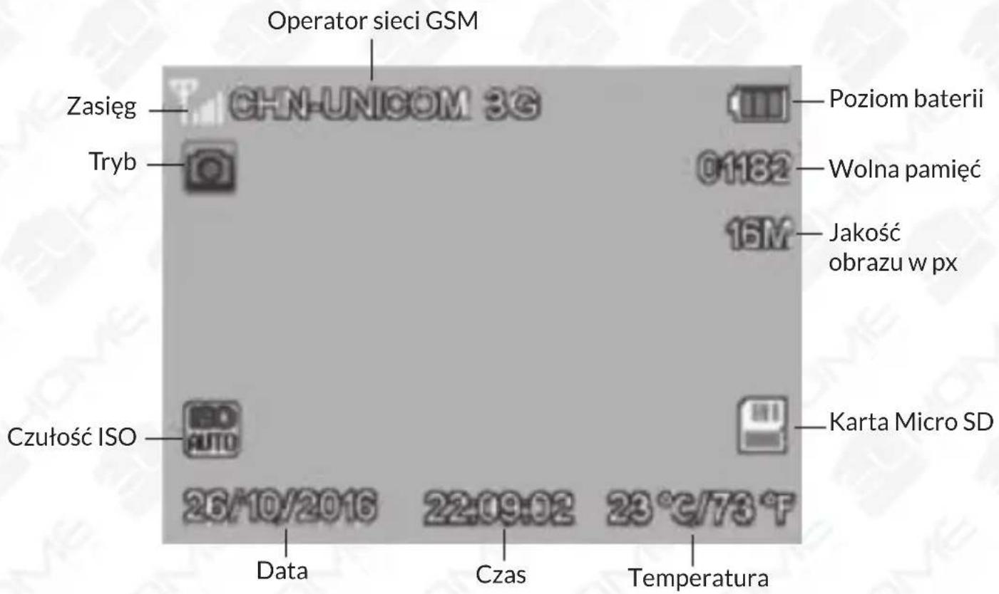 Operator sieci GSM Zasięg CHN-UNICOM 3G Tryb Poziom baterii 01182 Wolna pamięć 16M Jakość obrazu w px Czułość ISO Karta Micro SD 26/10/2016 22:09:02 23°C/73°F Data Czas Temperatura