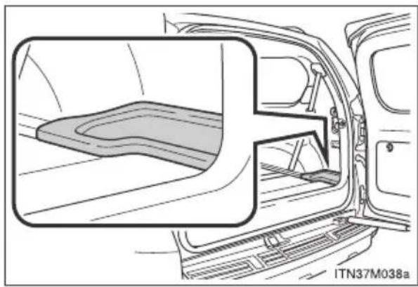 TOYOTA Land Cruiser 150 (2022) - Dodatkowa tacka na drobiazgi (w niektórych wersjach) - 1