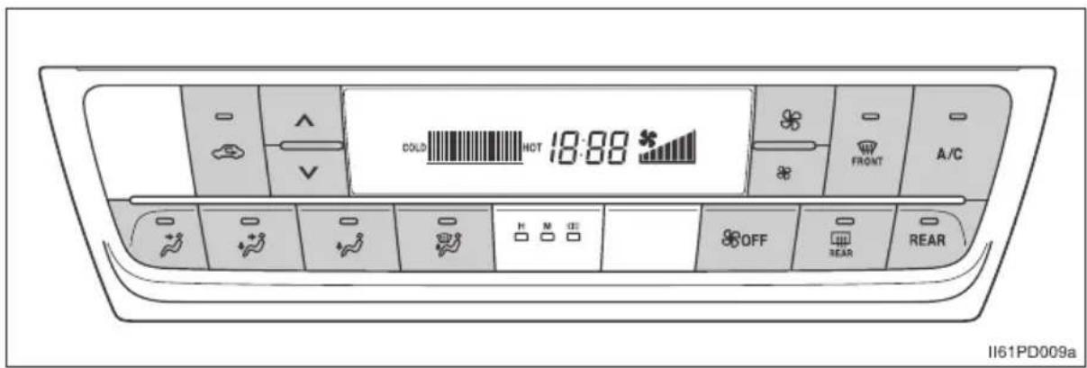 COLD HOT 18:00 OFF REAR REAR II61PD009a