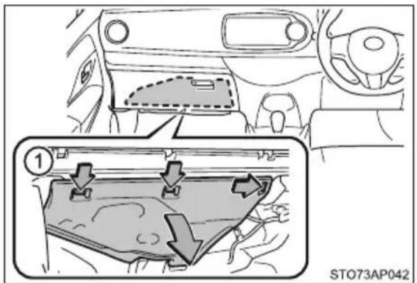 TOYOTA Yaris Hybrid (2016) - Sprawdzanie i wymiana bezpieczników - 3