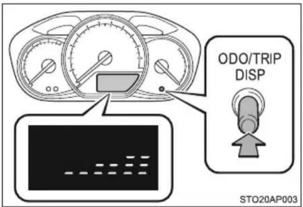 ODO/TRIP DISP STO20AP003