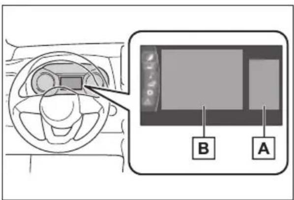 TOYOTA Yaris Hybrid (2023) - Wyświetlacz i menu zakładek - 1