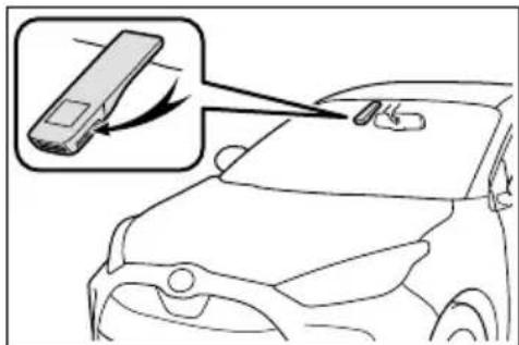 TOYOTA Yaris Hybrid (2020) - Działanie dźwigni przełącznika wycieraczek - 7