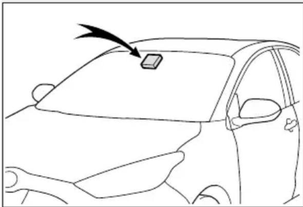 TOYOTA Yaris Hybrid (2020) - Układ rozpoznawania znaków drogowych (RSA)\* - 1