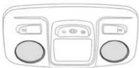 TOYOTA PROACE (2016) - Lampki sufitowe (przednie i tylne) - 1