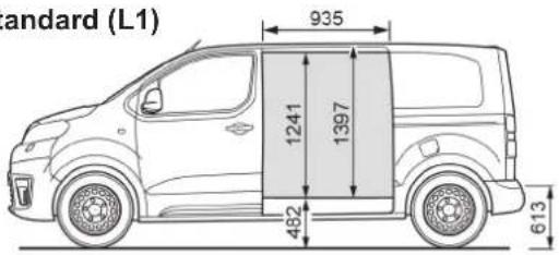 standard (L1) 935 1241 1397 482 613