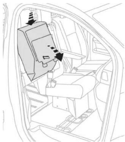 TOYOTA PROACE (2016) - Wyjmowana pokrywa Wyjmowanie pokrywy - 9