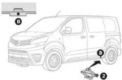 TOYOTA PROACE (2016) - Dostęp do koła zapasowego - 2
