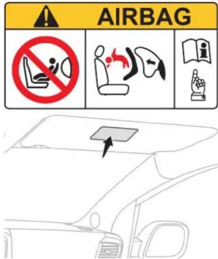 TOYOTA PROACE (2016) - Wyłączanie czołowej poduszki powietrznej pasażera - 2