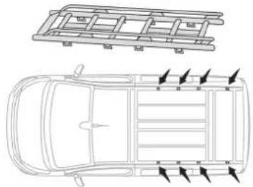 TOYOTA PROACE (2016) - Belki dachowe / Bagażnik dachowy - 3