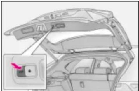 LEXUS NX 300 (2017) - Regulacja pozycji otwarcia drzwi bagażnika (wersje z elektrycznie sterowanymi drzwiami bagażnika) - 3