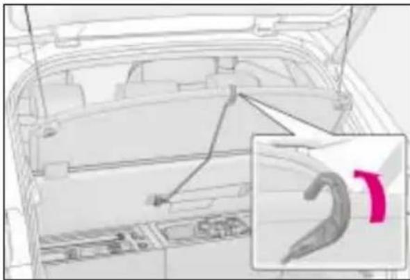 LEXUS NX 300 (2017) - Wyjmowanie awaryjnego zestawu naprawczego do ogumienia - 4