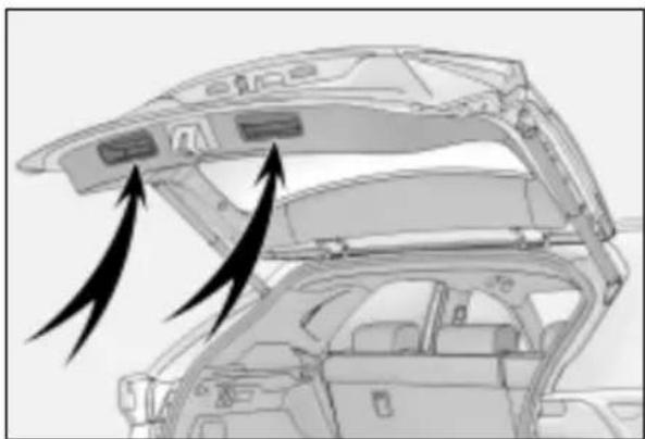 LEXUS NX 300 (2017) - Otwieranie/zamykanie drzwi bagażnika (wersje bez elektrycznie sterowanych drzwi bagażnika) - 2