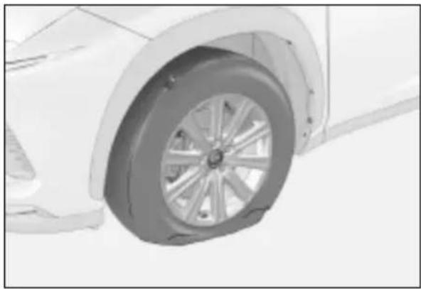 LEXUS NX 300 (2017) - Przed naprawą opony - 1