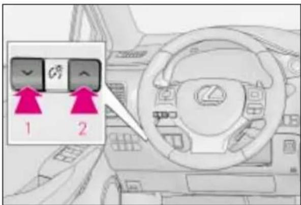 LEXUS NX 300 (2017) - Regulacja intensywności podświetlenia wskaźników - 1