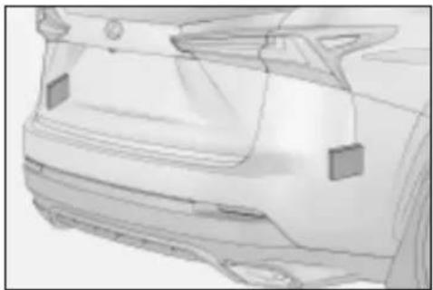 LEXUS NX 300 (2017) - ■ Obstuga czujnika radarowego - 1