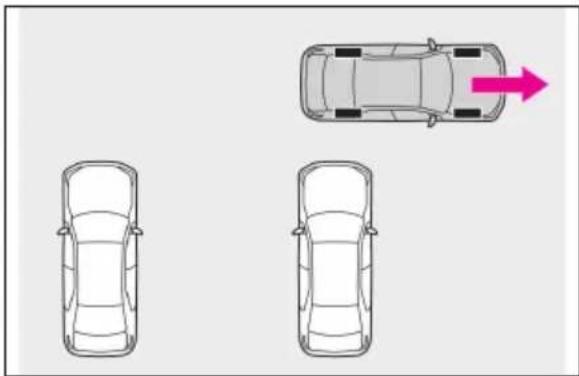 LEXUS ES 350e (2026) - Wyjeżdżaniezmiejscaparkingowegoza pomocąfunkcjiwyjeżdżania prostopadłego(przodem/tyłem) - 3