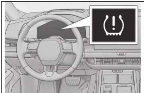 LEXUS ES 350e (2026) - Ustawianienapodstawieaktualnego ciśnieniapowietrzawoponach - 1