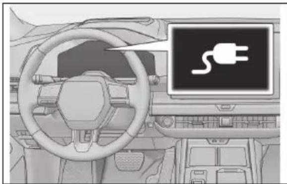 LEXUS ES 350e (2026) - Podczaspodłączaniazłączaprzewodu ładowaniaDC - 1