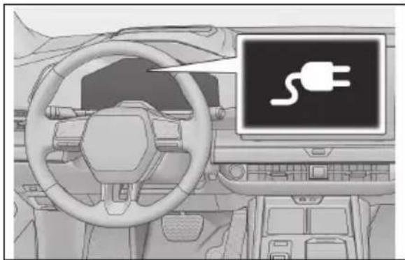 LEXUS ES 350e (2026) - Podczaspodłączaniazłączaprzewodu ładowaniaAC - 1