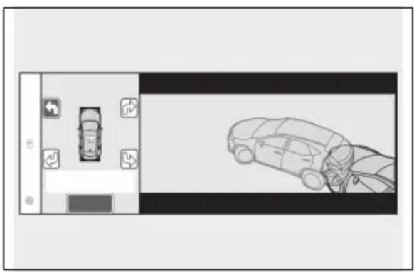LEXUS ES 350e (2026) - Wyjeżdżaniezmiejscaparkingowegoza pomocąfunkcjiwyjeżdżania prostopadłego(przodem/tyłem) - 1