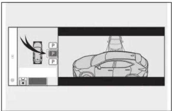 LEXUS ES 350e (2026) - Parkowanie zapomocą funkcji parkowaniaprostopadłego (przodem/tyłem) - 2