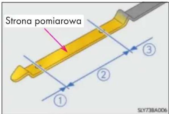 Strona pomiarowa ① ② ③ SLY73BA006