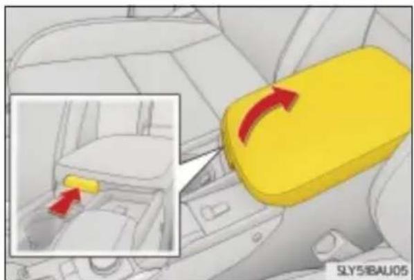 LEXUS NX 200 (2014) - Podłączanie urządzeń zewnętrznych do gniazda USB/AUX - 1