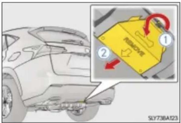 LEXUS NX 200 (2014) - Ustawienie podnośnika warsztatowego - 2