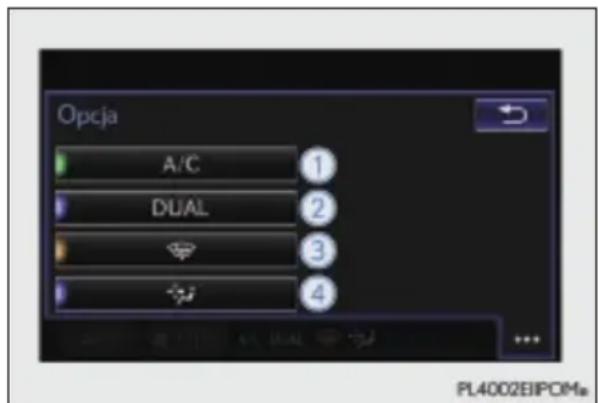Opcja A/C ① DUAL ② 3 4 PL4002EIPOMe