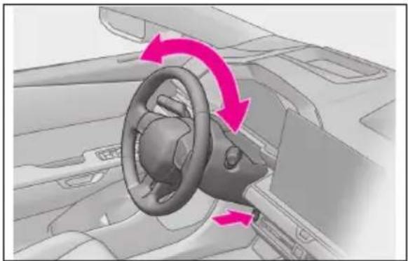 LEXUS ES 500e (2026) - Funkcjablokadykołaukładu kierowniczego(wniektórych wersjach) - 1